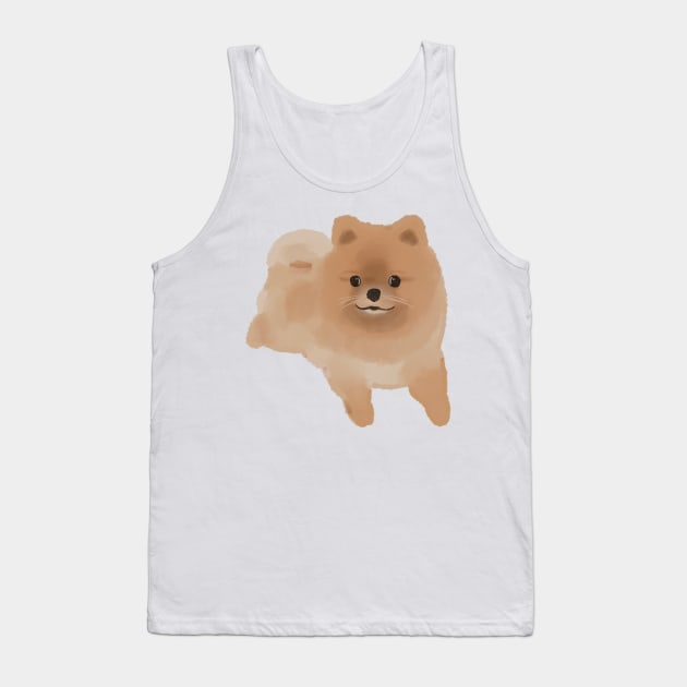 Pomeranian Tank Top by piscoletters